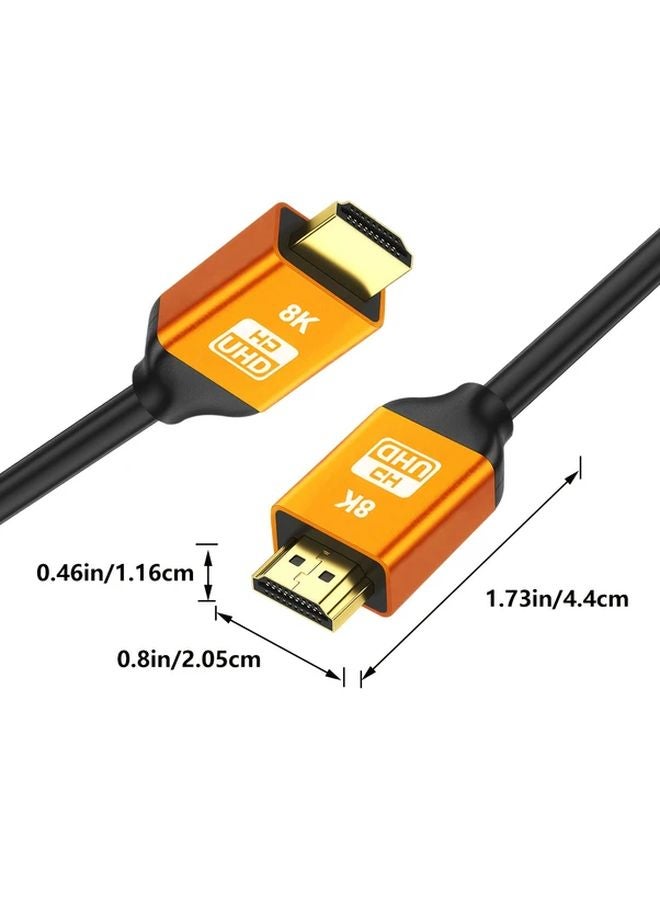 I ZCLIVE 20ft 8K 60Hz 48Gbps HDMI 2 1 Cable eARC HDCP 2 3 For PS5 SoundBar UHD TV Black - Image 2